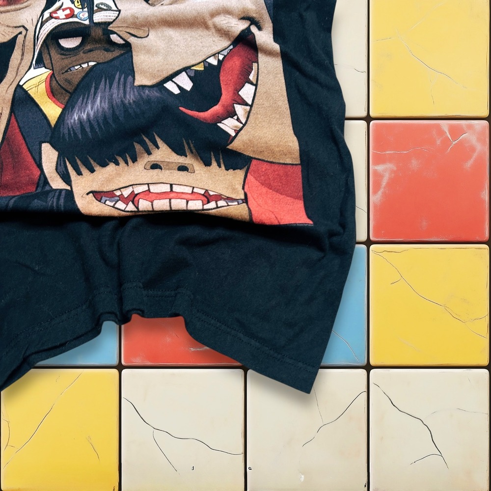 Vintage Y2K Gorillaz Band Tee Mens Black Small  Concert Tour Promo‎ Music Shirt - Picture 7 of 11